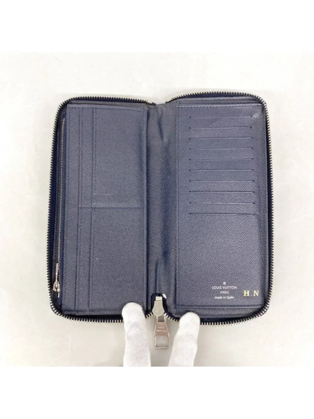 Louis Vuitton Wallet Epi Zippy Vertical Blue Marine